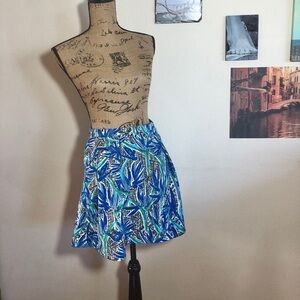 NET ladies polyester/spandex printed skirt, Sz. M